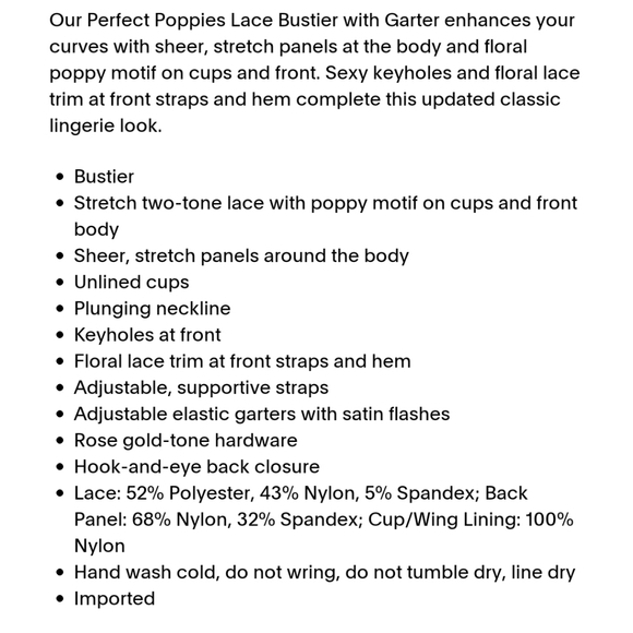 Savage X Fenty Perfect Poppies Lace Bustier - Picture 7 of 12